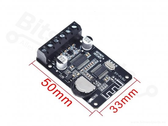 Audio amplifier Bluetooth Audio player XY-P15W 30W stereo with housing